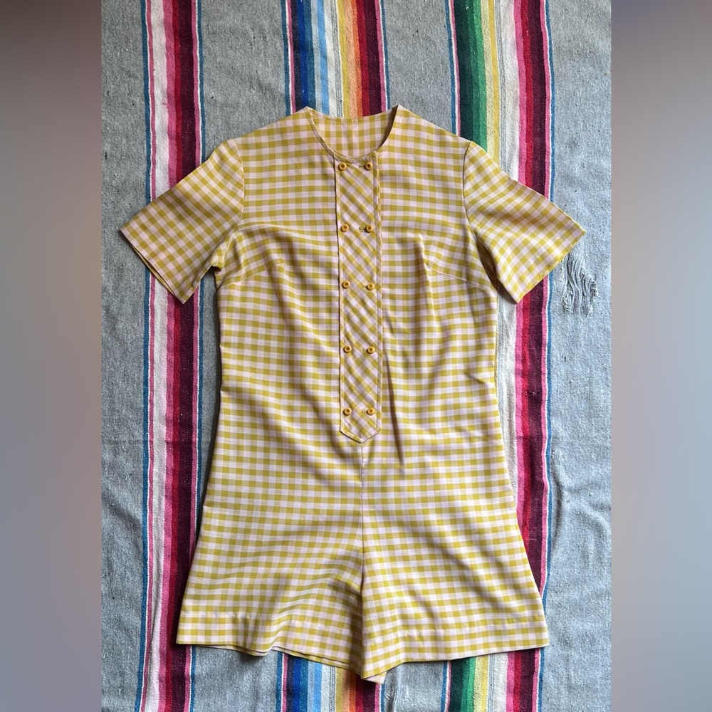 Vintage One Piece Romper Shorts